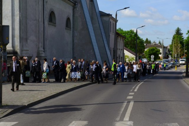 Przemarsz uczestników Jubileuszu 100-lecia Jagiełły
